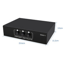3 In 1 Out Component Video Selector YPbPr Video Switch Box