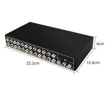 VSW81 AV 8 In 1 Out Audio and Video Switcher RCA Switch Splitter, VSW81