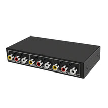 VSW21 AV 2 In 1 Out Audio Switcher RCA Audio Selector Box, VSW21