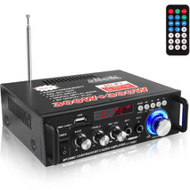 AV-298BT 300W+300W Hi-Fi Stereo Amplifier Bluetooth Home Audio Karaoke Digital Amplifier, EU Plug, US Plug, UK Plug, AU Plug