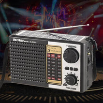 Isolariearth IS-F10S Solar Powered Full-Band FM / AM / SW Radio Bluetooth Speaker with Flashlight