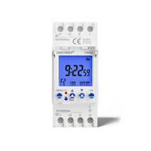 16A 2-Way Dual-Channel Second Control 7-Day Timing Switch Module DIN Mounted Timer, SINOTIMER  TM922-K 85-265V, SINOTIMER  TM922-4 12V