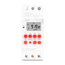 SINOTIMER TM919sB 220V 30A 1 Second Interval 7-Day Programmable Timer Din Rail Mounted