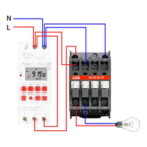 SINOTIMER TM919sB 220V 30A 1 Second Interval 7-Day Programmable Timer Din Rail Mounted
