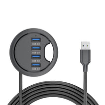 Desk Grommet Splitter HUB Dock Station, Cable Length 1.2m, 4 x USB3.0, 3 x USB3.0+TF+SD, 3xUSB3.0+3.5mm, 2xUSB3.0+USB-C+3.5mm, 2xUSB3.0+USB-C+SD/MMC
