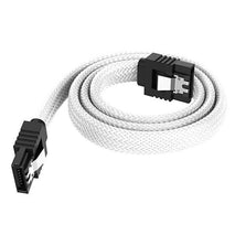 SATA3.0 With Aluminum Foil Shield Braided Cable Body Computer Hard Drive Power Cable, 0.5m