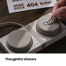 8BitDo Retro87 M Mechanical Keyboard Vintage Wireless Bluetooth / 2.4G / Wired Triple Mode Connection Keyboard, Light Gray Keyboard