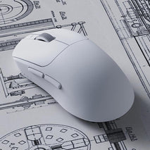 Ajazz AJ199 MAX Wireless 2.4GHz Wired BT Tri-Mode Mouse PAW3395 Lightweight Gaming Mouse