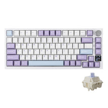 Ajazz AK820 Pro Wireless Bluetooth Tri- mode Custom Hot Swap Gasket Mechanical Gaming Keyboard With TFT Screen, Gift Axis Purple, Flying Fish Spindle Purple, Gift Axis Black, Flying Fish Spindle Black