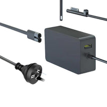 For Microsoft Surface Laptop 65W 15V 4A Fast Charger With 5V 1A  USB-A Port AC Adapter, US Plug, EU Plug, UK Plug, AU Plug