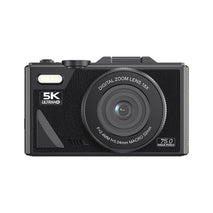 W1 5K HD Digital Camera 75MP 18X Digital Zoom WiFi Video Recorder With Flip Screen, W1 White, W1 Black