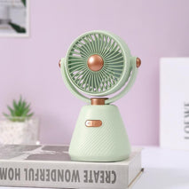 Desktop 100-speed Mini Student Bedroom Fan Portable USB Rechargeable Desktop Small Fan