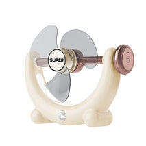 Multifunctional Fan Light Sound Big Wind Power With Light Wall Mounted Long Life Desktop Small Ceiling Fan, Rechargeable Beige, Remote Control Beige, Rechargeable Blue, Remote Control Blue