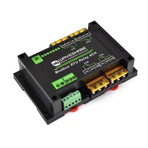 Waveshare Guide-Type 4-Way RS485 High-Current Relay Module, Modbus RTU Protocol, 30461