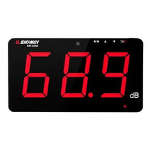 9.6 inch Wall Mounted Decibel Meter Large Screen Environmental Noise Monitor, SW-525C, SW-525D