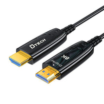 DTECH DT-HF8005 8K 60Hz HDMI 2.1 Fiber Optic Cable Dolby Atmos, EARC For PS5, Xbox, Home Theater, Gaming Monitor, 2m, 3m, 5m, 8m, 10m, 15m, 20m