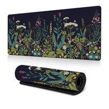 Flowers and Trees Themed Mouse Pad Desk Mat For Office/Gaming, 300x600x2mm, 300x600x3mm, 300x700x2mm, 300x700x3mm, 300x800x2mm, 300x800x3mm, 400x900x2mm, 400x900x3mm