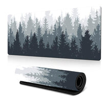 Flowers and Trees Themed Mouse Pad Desk Mat For Office/Gaming, 300x600x2mm, 300x600x3mm, 300x700x2mm, 300x700x3mm, 300x800x2mm, 300x800x3mm, 400x900x2mm, 400x900x3mm