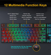 Wired Hovering Illuminated Gaming Keyboard Mouse Headset Set, GK-490