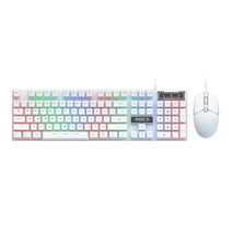 iMICE AN-350 Suspended Keycaps Mechanical Feeling Glowing Wired Gaming Keyboard and Mouse Set
