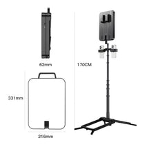 1.7m 14-Inch Suitcase Integrated Design Fill Light Foldable 3500-6000K Full-Screen Live Photography  Video Light, YY-3
