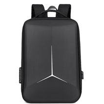 15.6-16.6 Inch Hard Shell Laptop Backpack with USB+Type-C Charging Ports Unisex Anti-Theft  Business Travel Bag, Gray, Blue, Black, Airbag Gray, Airbag Blue, Airbag Black