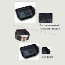 For Samsung Gear 2 R380 Charging Cradle Dock Charger with USB cable(Black)