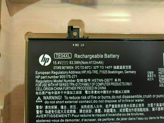 New HP TE04XL Original Laptop Battery for HSTNNDB8T L15188-2C1 905175271 HP Omen 15-AX200 Pavilion 15-BC200NB 15-BC251NR 1 OMEN 15-AX200NA Series