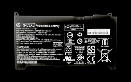 New HP RR03XL Laptop Battery for HSTNNI74C HSTNN-LB71 Z1Z82UT ProBook 440 G5(3KY93EA) ProBook 430 G4(Y8B44EA) ProBook 450 G4(1LT82ES) ProBook 440 G5(2XZ66ES)
