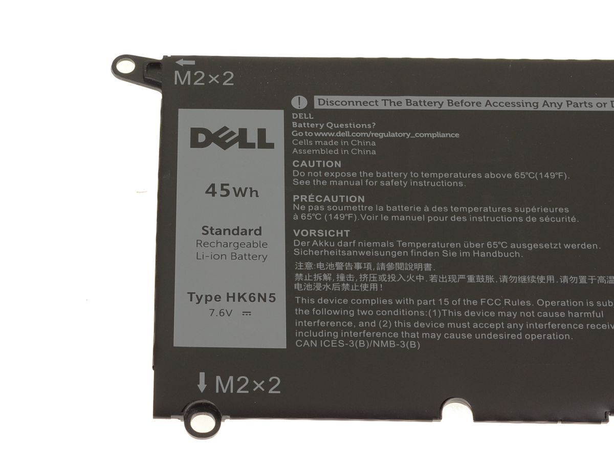 DELL Original HK6N5 Laptop Battery for DGV24 WDK63 ins 13-5390-D1625L ins 13-5390-D1605S Ins 13-5390-D2525S Latitude 3301