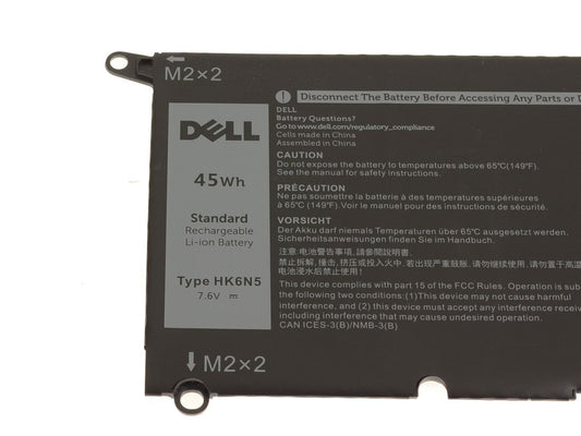 DELL Original HK6N5 Laptop Battery for DGV24 WDK63 ins 13-5390-D1625L ins 13-5390-D1605S Ins 13-5390-D2525S Latitude 3301