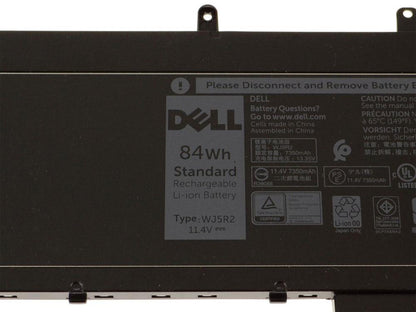 New Dell WJ5R2 Laptop Battery for 3ICP7/54/642  G9G1H K1G3K WJ5R2-02 P48F Dell Latitude E5570 PRECISION 3510