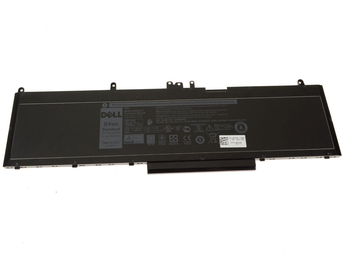 New Dell WJ5R2 Laptop Battery for 3ICP7/54/642  G9G1H K1G3K WJ5R2-02 P48F Dell Latitude E5570 PRECISION 3510