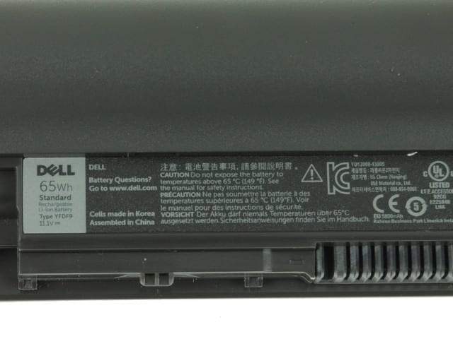 DELL YFDF9 Original Laptop Battery for Latitude 13 3350 3340 Latitude 13 3350W5DFG 3ICR19/662 03NG29