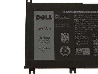 DELL 33YDH Original Laptop Battery for DNCWSCB6106B Inspiron 15 7577 17 7000 7773 7778 7786 7779 2in1 G3 15 3579 G3 17 3779 G5 15 5587 G7 15 7588