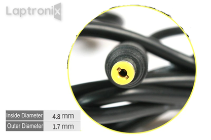 HP 18.5V 3.5A 65W (4.8mm*1.7mm) Original Laptop Charger for 6720s 500 510 520 530 540