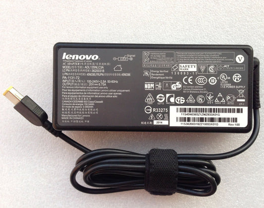 Lenovo 20V 6.75A 135W USB Original Laptop Charger For 45N0362 Y700, Y70