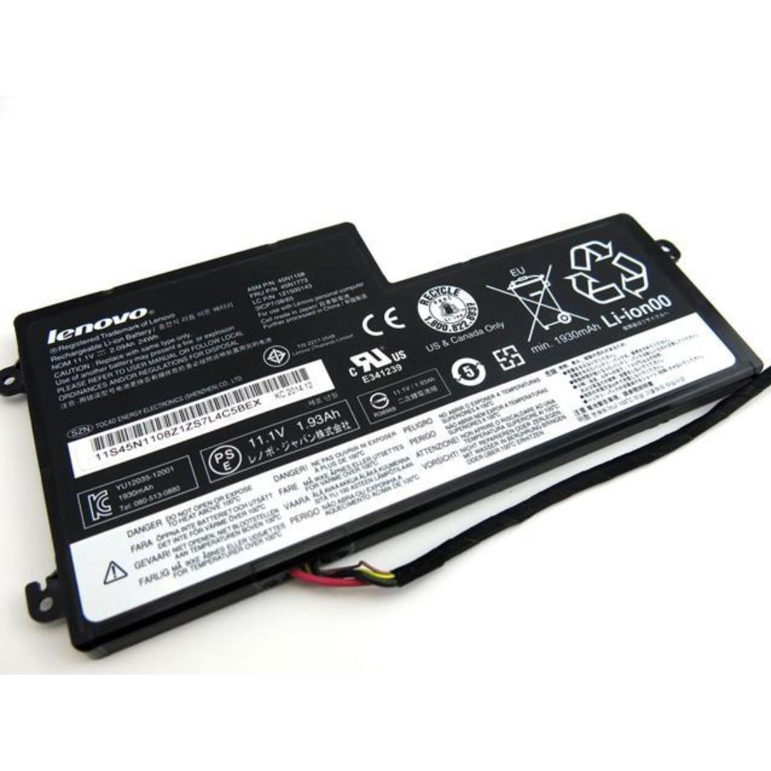 LENOVO 45N1111 Original Laptop Battery for 45N1112 31cp7/38/65 LC P/N 121500143 ThinkPad L460 20FV0025 L460 20FVS0J50Q T440 20B6000MAU T440 20B6000NAU T440 20B70001AU