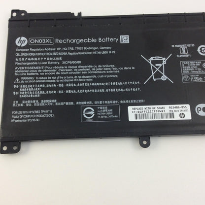 New HP ON03XL Battery for 843537-541 844203-850 HSTNN-UB6W HP Pavilion X360 14-ax010wm ax020wm 13-U000 M3-U000 U103DX U105DX STREAM 14DS0005NV