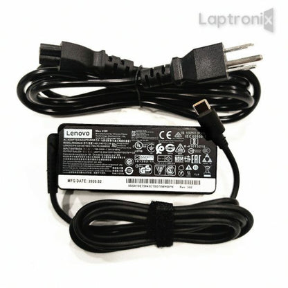 Lenovo 45W USB-C Type-C laptop charger for ThinkPad L380 L390 E480 E485