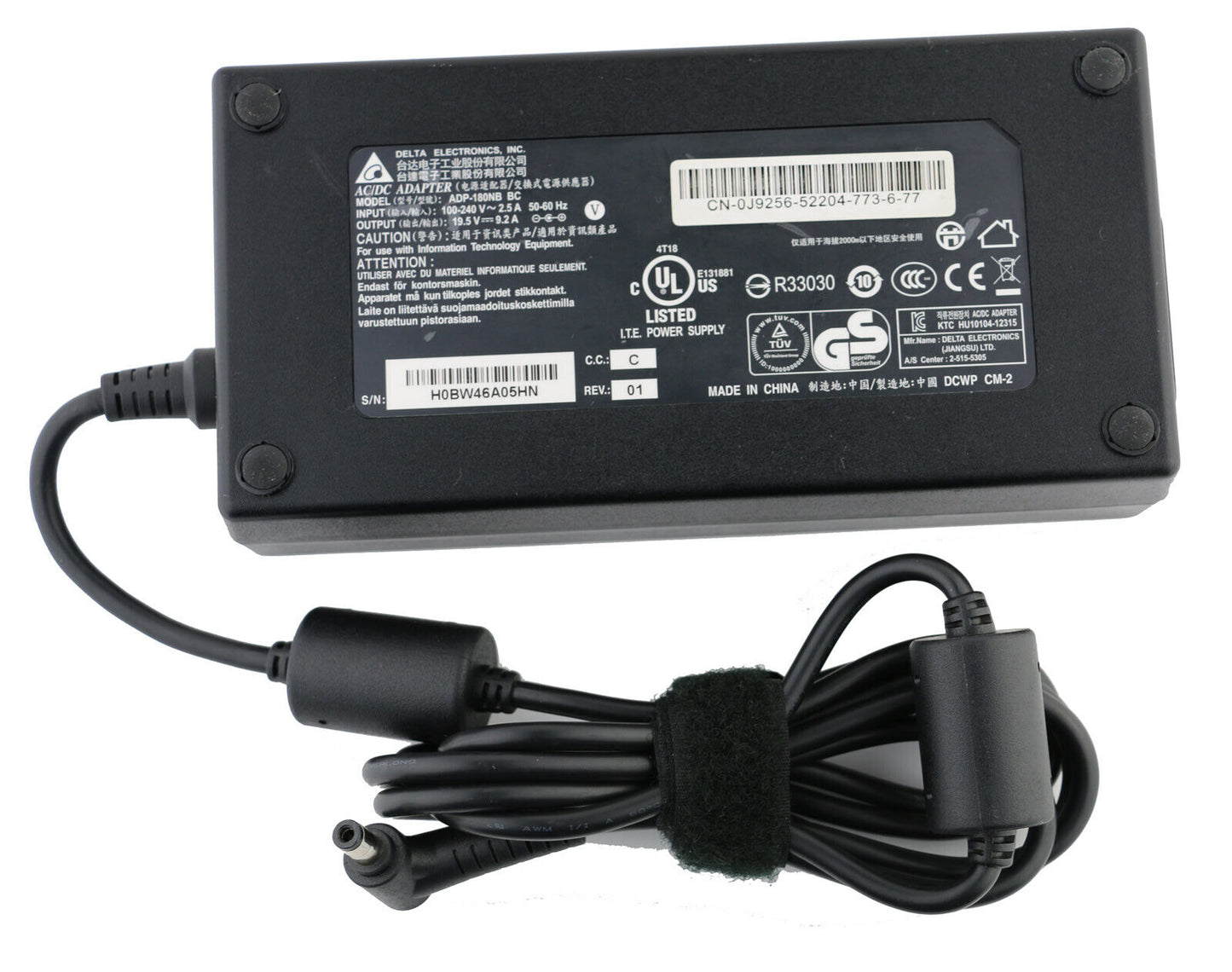 Original 19.5V 9.23A 180W AC Adapter For MSI GF65 Thin 9SD-004 9SEXR-249 10SDR
