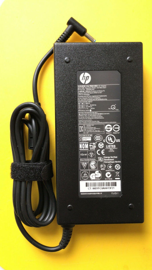 HP 19.5V 7.7A 150W (4.5mm*3.0mm) Original Laptop Charger for AC Adapter Compatible for 645509-001, 645509-002, 646212-001