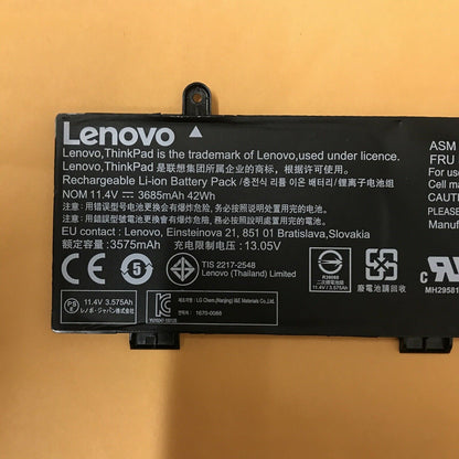 New LENOVO 11.25V 42Wh 01AV443 01AV442 Lenovo original laptop battery for TP 11e 4th Gen20HSS03000 Lenovo Yoga 11e