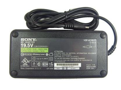 Sony 19.5V 7.7A 150W (6.5mm * 4.4mm) Original Laptop Charger for 	Vaio PCG-2, PCG-9, PCG-GRT Series FRV29, FRV30