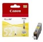 Canon Ink Cartridge, Yellow [cli-521y]