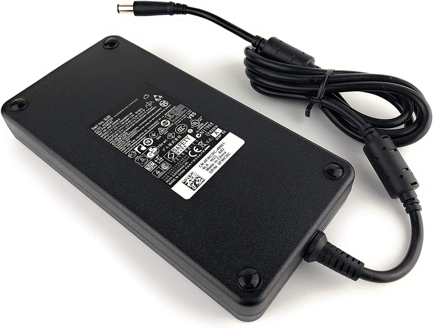 19.5V 9.23A 7.4MM * 5.0MM 180W LAPTOP AC REPLACEMENT ADAPTER COMPATIBLE WITH DELL ALIENWARE M14X M15X M17X DW5G3 0DW5G3 FA180PM111 DA180PM111