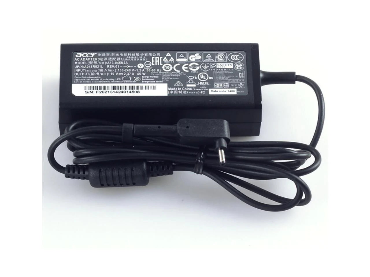 Acer 19V 2.1A 40W (5.0mm*1.7mm) Original Laptop Charger 