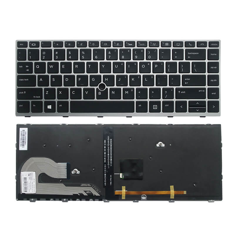 HP EliteBook 840 G5 L11307-0 01US Layout Laptop Keyboard with Pointer and Backlight