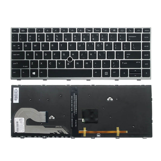 HP EliteBook 840 G5 L11307-0 01US Layout Laptop Keyboard with Pointer and Backlight