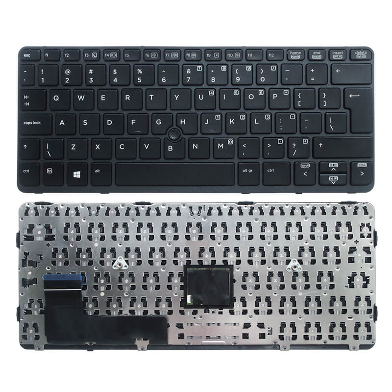 HP EliteBook 720 G1 6037B0085914 828 G1 US Layout Laptop Keyboard with Pointer